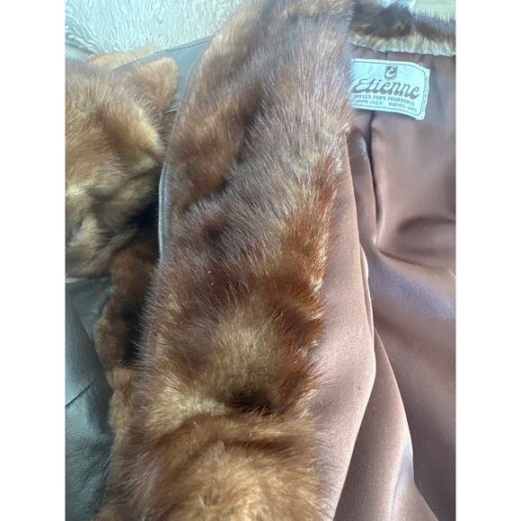Etienne Fur Coat 80’s flair made in Argentina Buenos Aires mint condition - Picture 8 of 12